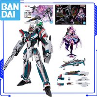 Bandai Genuine HG 1/100 Action Anime Figure VF-31S SIEGFRIED Assemble Toy for Boys Girls Kids Valentine's Day Gift Model