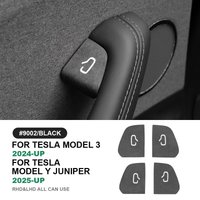 Italian Premium Suede For Tesla Model Y 2025 2026 Juniper Model YL Model 3 Highland 2024 2025 2026 Door Switch Patch Sticker
