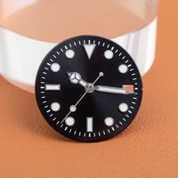 NH35 Dial 28.5MM Watch Dial Hands Suitable for SUB GMT NH35 Automatic Movement Green luminous Watch Dial Parts Repair Tool