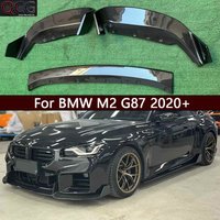 For BMW M2 G87 Carbon Fiber Car Front lip Bumper Diverter Spoiler Diffuser Front chin Shunt AD Style Car Accessories Body kit image 3