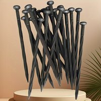 30PCSPlastic landscape edge nails, landscape anchoring nails, spiral edge stakes, lawn gardening grass and stone separation nail