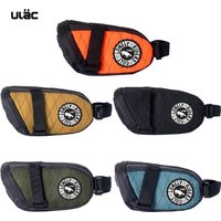 ULAC Touring Bike Seatpost Bag Waterproof Nylon Bicycle Saddle Racing Road Bike Storage Pannier Colorful MTB Saddle Rear Pouch