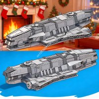 891pcs MOC Playscale Imperial Gozanti Class Cruiser Star Battle UCS Model Building Blocks Construction Festival Gifts Toy