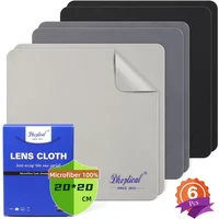 20CM * 20CM Microfiber cleaning cloth, 6 pack-premium cloth for glasses, Lens, screens & moreby dhotical