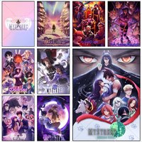 Game A-Aphmau Poster Self-adhesive Art Waterproof Paper Sticker Coffee House Bar Room Wall Decor