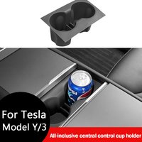 For Tesla Model 3 2024-2026 Highland Center Console Cup Holder Inserts Model Y 2026 Juniper Center Console Liner Coasters Mat