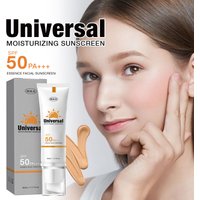 SPF50 Sunscreen Tinted Moisturizing Skin Protection Refreshing Makeup Sunscreen Cream UV Resistance Sunscreen Waterproof Lasting