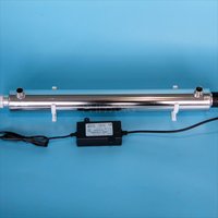 12GPM 55w Stainless Steel Ultraviolet Water Treatment Uv Lamp Sterilizer Disinfection Lamparas Uv Para Agua