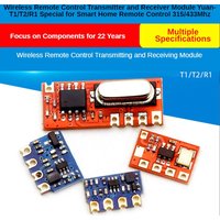 Wireless Remote Control Transmitter and Receiver Module Yuan-T1/T2/R1 Special for Smart Home Remote Control 315/433Mhz