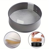 50pcs Binaural Easy-to-pick Cake Release Paper Baking Paper, 20cm/8in Nonstick Cake Pan Baking Liners