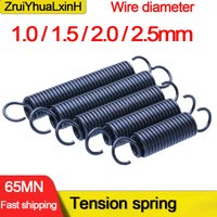 Opening Hook Stretching and Pulling Back Coil Spring Steel Diameter:1.0mm,1.5mm ,2.0mm ,Outer Diameter: 10mm 12mm 15mm 20mm
