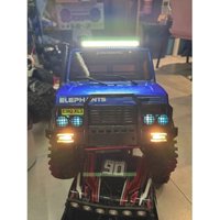 For 1/8 Scale Model CROSSRC EMO X6 XL3 RC Rock Crawler Roof Rack with LED Strip Lights Upgrade Kit for Damage-Free Installation