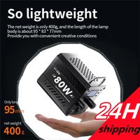 MEUYAG ZU80 Photo Studio Light COB Bi-Color 2500-8500K CRI≥95 TLCI≥97 With Diffuser LED Video Lights Fill Lighting