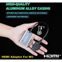 BitFunx Analog Component to Digital HDMI™ Adapter For Nintendo Wii NTSC/PAL Console Video Audio HDTV Connector Plug and Play