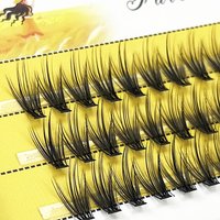 1box big capacity 60 bundles 20D eyelash extensions 0.07mm C curl mink eyelashes Individual lashes natural style Free Shipping