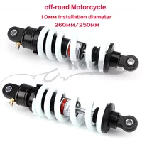 260mm 250mm Alloy Off-Road Motorcycle Rear Shock Absorber Damping Adjustable for Dirt Pit Bike After The Replacement Moto Parts