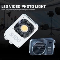 ZSYB S100 100W Photography Light Dual Color Temperature COB Light Lamp Camera DSLR Lighting Portable Handheld Fill Light