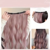 Curly water waves, a four-cal highlight hair extension, invisible synthetic hair extensions, natural and traceless