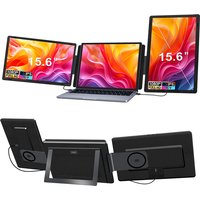 New Products 2025 Screen Extender 15.6 Inch Portable Monitor with Type-C & HD Port Dual Monitor with Patent for Windows & MacOS