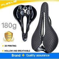 AliExpress plselis Plselis light bicycle saddle 180g adopts ergonomic design, 3D printed surface, hollow and breathable, and reduces vibration.