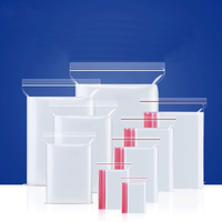 100/200Pcs/ Self-sealing Clear Plastic Zipper Lock Bags, Good for Food Storage, Resealable for Vacuum Freshness!