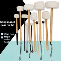 Professional Gong Hammers Drumsticks Woolen Felt Sound Therapy Singing Bowl Mallet Meditation Percussion Instrument Accessories