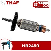 AC 220V 240V HR2450 Armature Rotor Stator Field For MAKITA Hammer Drill Spare Parts Rotary Hammer Breaker 517378-9