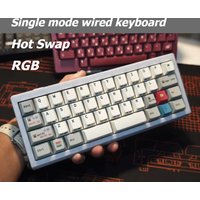 40%layout Mini Minor Keyboard Kit Customized Wired Single-mode Hot Swap RGB Support QMK VIAL E-sports Gaming Office Keyboard