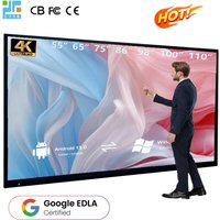 Factory Price 4k 55 65 75 85 98 115 Inch Android/OPS Touch Screen Digital Whiteboard Smart Board Interactive Boards