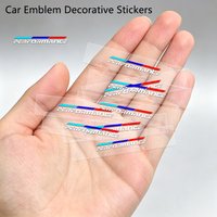 5/10PCS Creative Car Logo Sticker Car Body Decoration Sticker For Bmw M M3 M5 Performance E36 E39 E46 E53 E90 E60 E61 E93 X3 X1