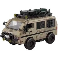 PB8823 489pcs Camper Van Summer Series 8Grid Building Set With Openable Doors ABS Bricks for Outdoor Adventure Fans