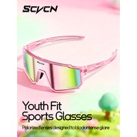AliExpress SCVCN Kids Polarized Cycling Sunglasses Sports Photochromic UV400 Boy Baseball Glasses Outdoor Eyewear Running Hiking Sunglasses