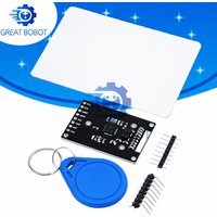 BS RC522 Mini RFID Module Kit: 13.56MHz (S50), 6cm Read/Write Distance with Tags – SPI for Arduino Uno/2560
