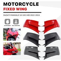 Nowe czerwone akcesoria motocyklowe Winglets pasujące do Ducati Panigale V4 V4S V4R 2022 2023 Panele boczne Owiewka Stałe skrzydło