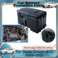 Autobatterie Staubs chutz für Skoda Octavia 2 Scout mk2 1z 2005 ~ 2012 Motor halter Box Abschirmung Verkleidung steile Schutz zubehör