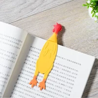 Funny Chicken Shape Bookmarks Soft Chicken Bookmarks Student Teacher Reading Tools Gift For Children Back To School