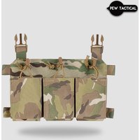 PEW TACTICAL THORAX TRIPLE RIFLE MAG PLACARD 556 762 545 Front Flap AIRSOFT FP09