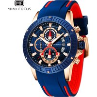 Top marque MINI FOCUS montre pour hommes bracelet en Silicone étanche Quartz chronographe hommes montres lumineux Relogio Masculino
