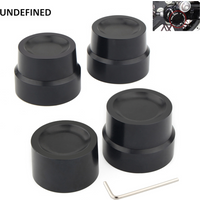 CNC Chrome Axle Nut Cover Cap Carving Front & Rear For Harley Touring Road King Trikes Sportster XL883 XL1200 Dyna Softail V-Rod