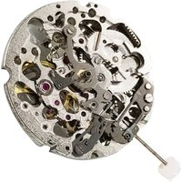 3 Hand Automatic Mechanical 21 Jewels Skeleton Watch Movement Replacement for Miyota 8N24 Watch Accessories Spare Part