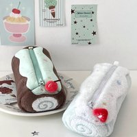 Plush Pencil Case, Cute Stationery Bag, Plush High-Quality Student Stationery Box with Large Capacity