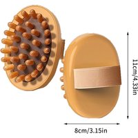 Dead Skin Remover Wooden Essential Oil Spa Massage Hair Comb Body Anti Cellulite Brush Soothing Air Cushion Scalp Massage Brush