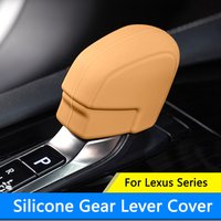 QHCP Car Gear Shift Knob Cover Gear Knob Sleeve Silicone For Lexus RX 23-24 NX 22-24 ES 18-24 UX 19-22 2024 Interior Accessories