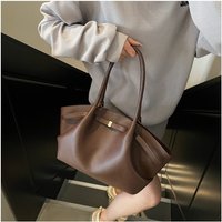 High end trendy armpit bag 2026 new retro fashion tote bag large capacity single shoulder women's bag