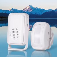 Welcome Doorbell Wireless PIR Motion Sensor Detector Security Alarm Smart Wireless Door Bell Entry Welcome Chime Ringtone