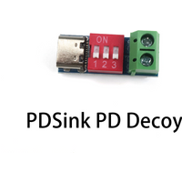 PD Trigger Module Type-C PD QC 5V 9V 12V 15V 20V Adjustable Decoy 100W Plug&Play No Soldering for Fast Charge DIY Electronics