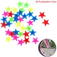 AliExpress NONE Children Love Heart Wheel Plastic Round Multi-color Clip Cycling Bead Decoration Bike Accessories Spoke Beads