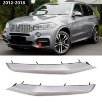 For BMW X5 F15 M50D 2012-2018 Front Bumper Ventilation Fog Light Grille Decorative Strip OE: 51118056867/51118056868