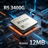 AMD Ryzen 5 3400G R5 3400G Desktop Gaming CPU Processor 4 Cores 8 Threads 3.7GHz Up to 4.2GHz Radeon Vega 11 Integrated Graphics