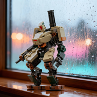 315pcs MOC BASTION OG Ver OverWatch1 Overwatch Model Building Blocks DIY Gift Creative Collectible Display Decor Premium Adult